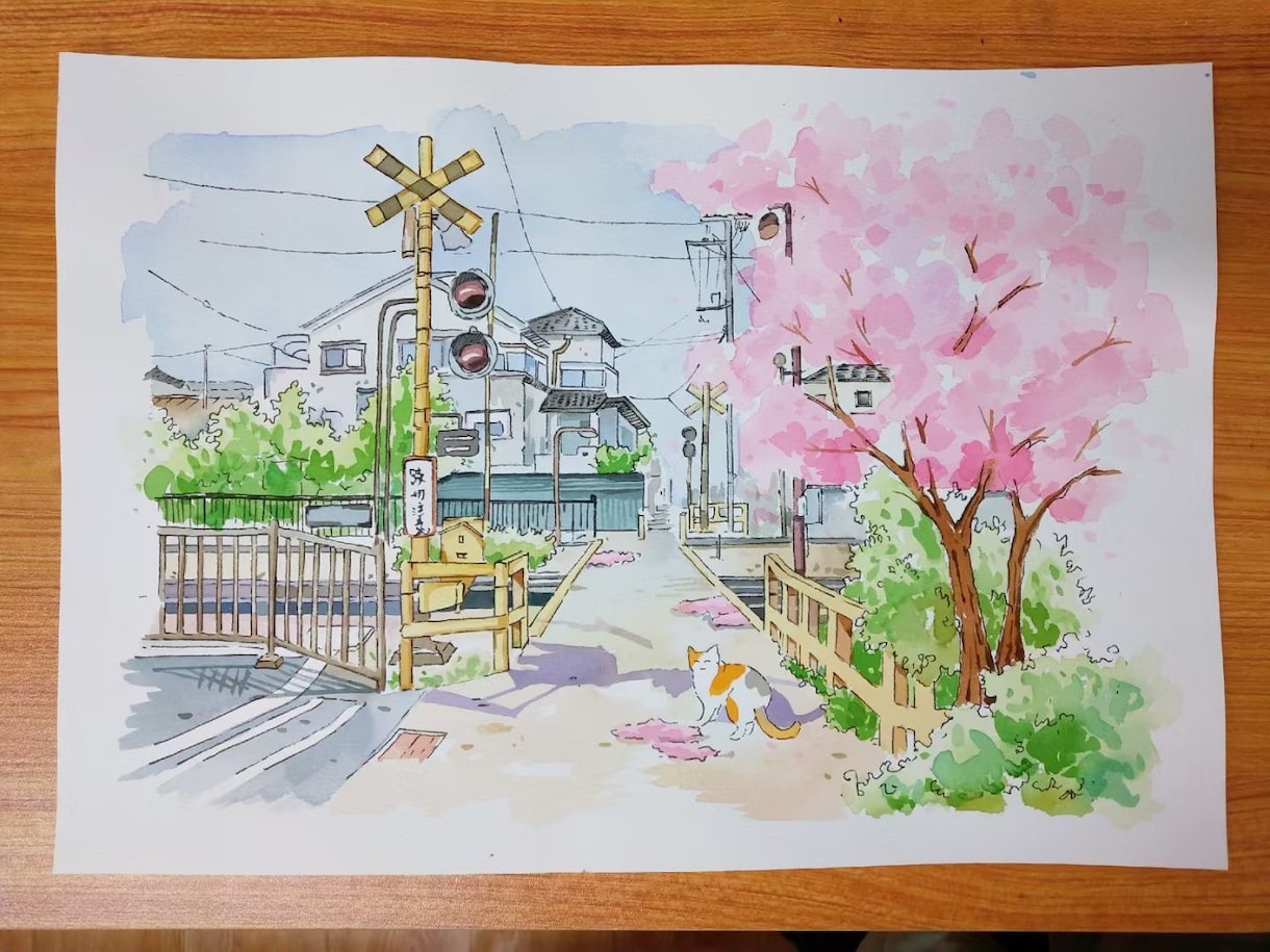 水彩やデッサンで写真や景色等を綺麗に描きます 絵柄色々、お客様のご希望に沿ったイメージで納品させて頂きます イメージ4