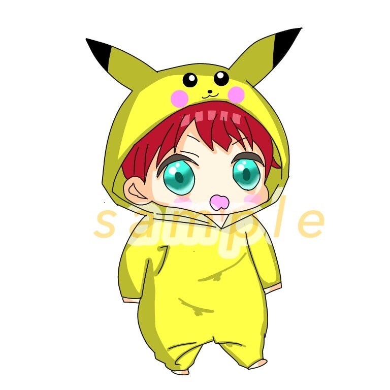 3000円〜！ミニキャラ作成します キャラクターの癒し系ミニキャラ♡お安くお手軽に♪ イメージ6