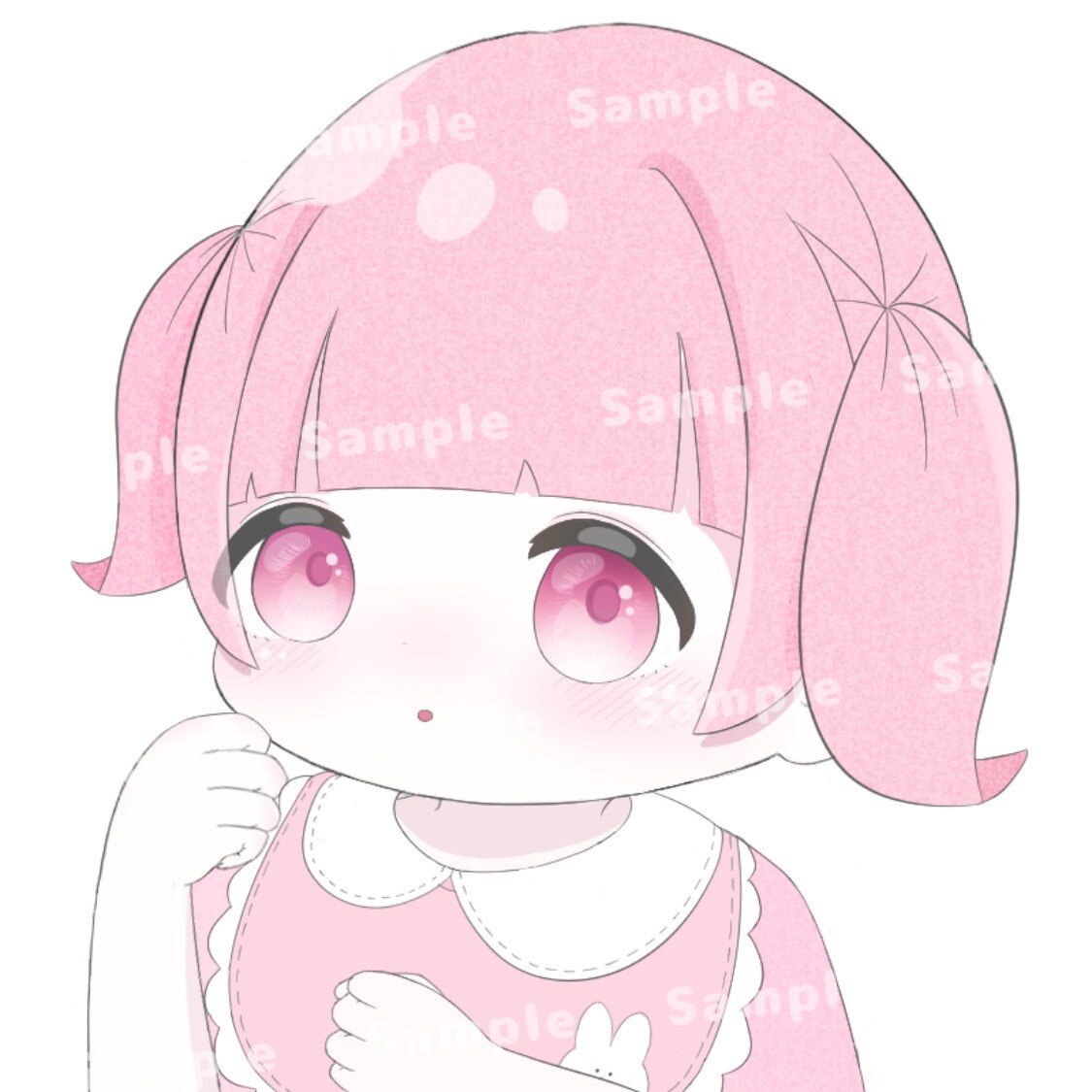 SNS等のアイコン、イラストを描きます 男女共に使いやすく可愛いイラスト イメージ2