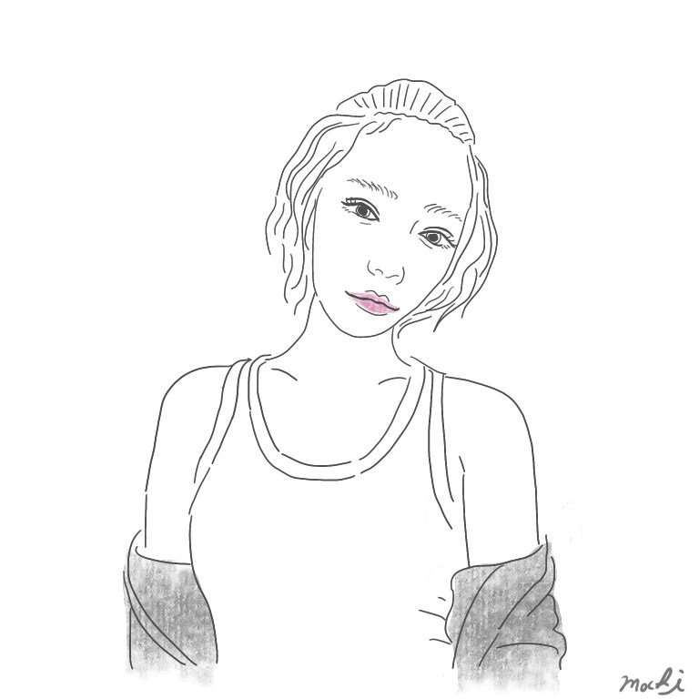 シンプルお洒落なアイコンを描きます シンプルなガールズ系線画イラストです。 イメージ1