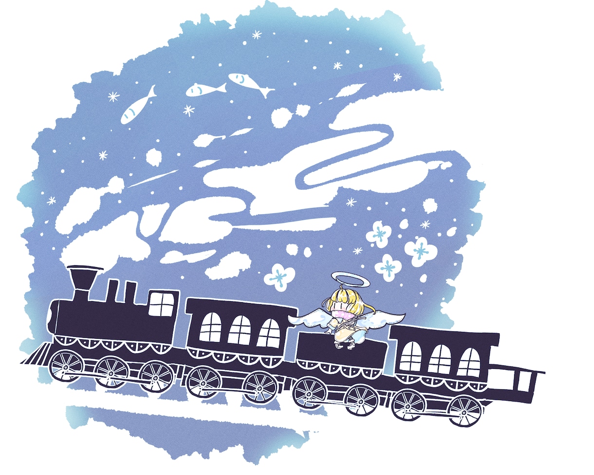 絵本のような、ゆるふわおしゃれイラストを描きます おしゃれでゆるい、気持ちが和らぐ一枚をプロがお描きします！ イメージ4