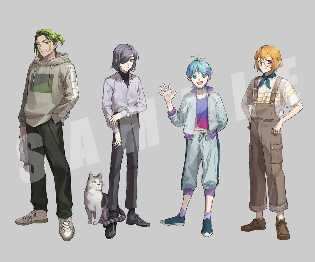 キャラ立ち絵、一枚絵等イラストお描きします インパクトのあるイラストをご希望の方に！ イメージ4