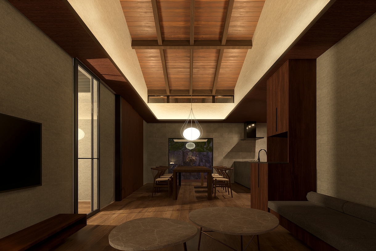 現役一級建築士が住宅の内観CGパースを作成します 現役一級建築士が作成するパースにより、おもいをかたちにします イメージ7