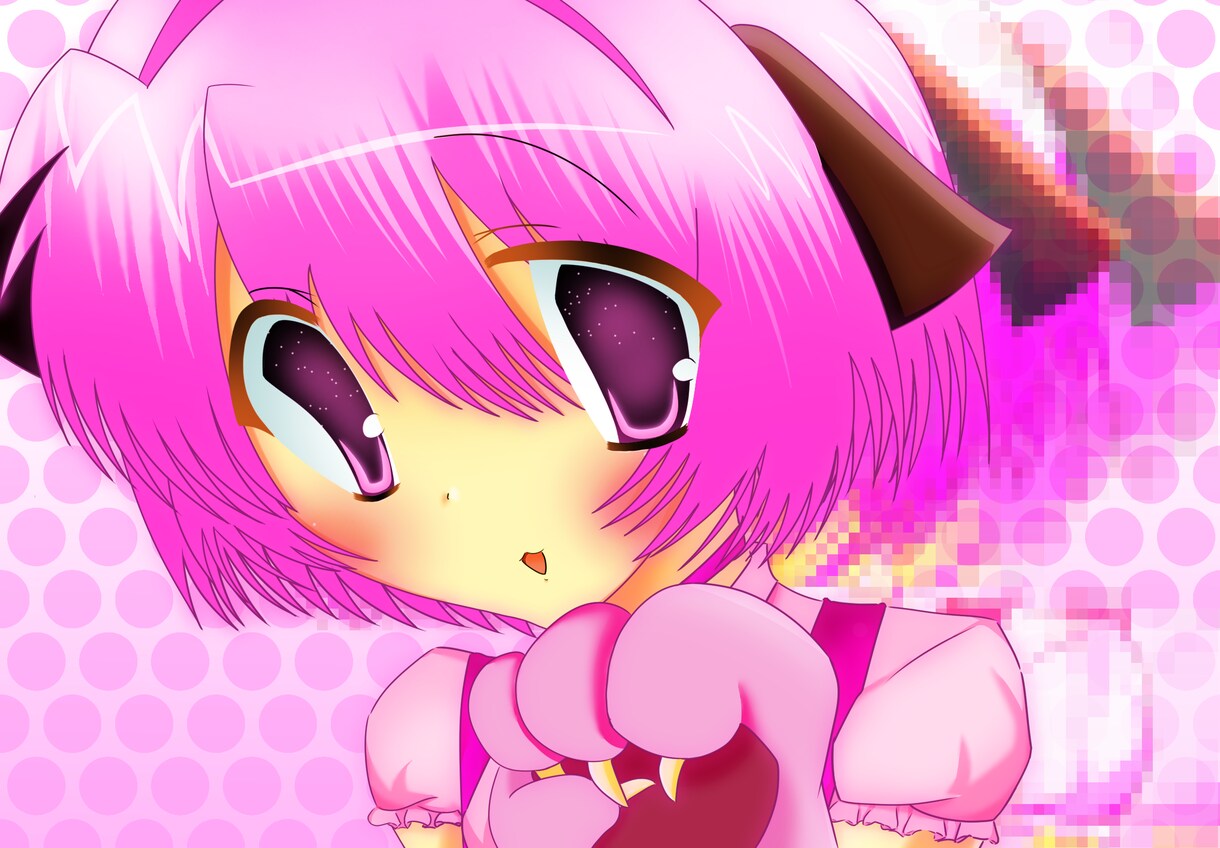 SNSアイコンの作成承ります 平成の萌え絵のような絵柄でSNSのアイコン作成を承ってます。 イメージ1