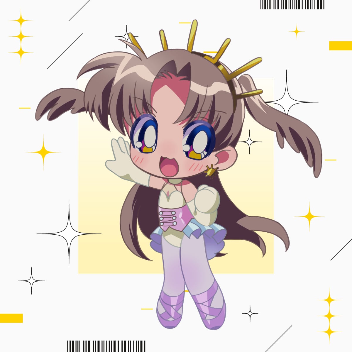 平成レトロな可愛いイラスト描きます アニメ塗りで懐かしさのある絵柄！ イメージ10