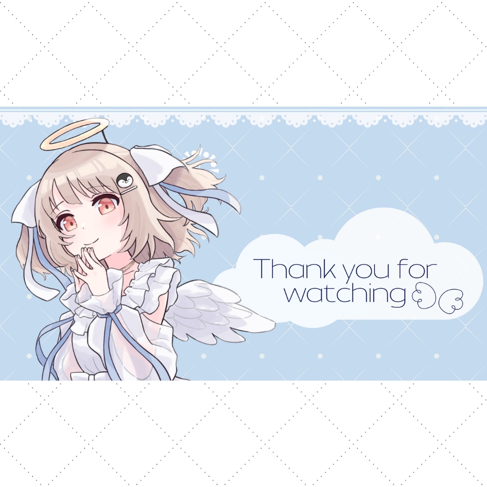 Vtuberさん向け☆配信の待機画面作ります 配信で使う待機画面作ります。配信画面のデザイン イメージ2