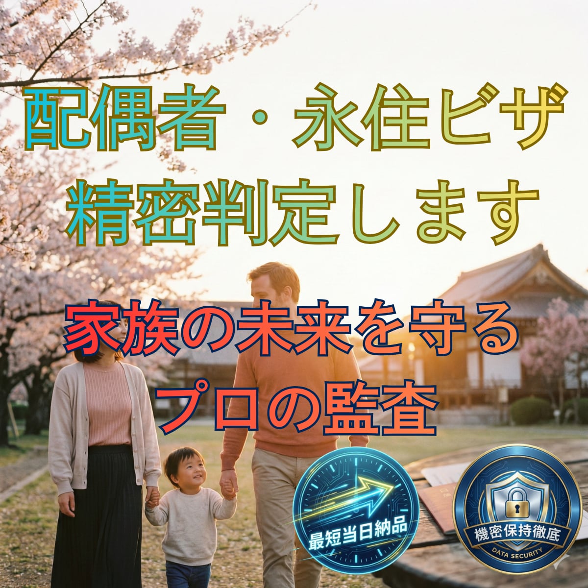 配偶者・永住・定住ビザの不許可リスクを診断します 婚姻の真実性や永住要件、年金・納税状況をプロが法務監査します イメージ1