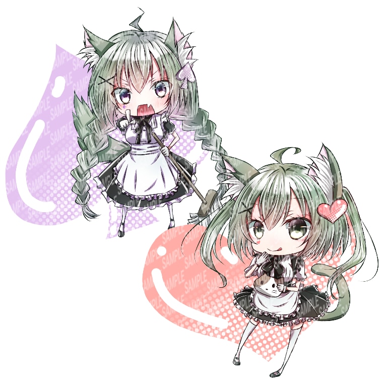 アイコン、動画用などのちびキャラ描きます かわいいあなたのキャラで色々な用途にいかがですか イメージ2