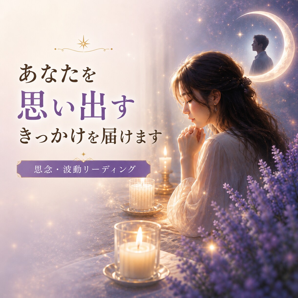 大好きなあの人の夢の中へ、あなたを送ります 思念・波動で、お相手の心が動くきっかけをお手伝いします。 イメージ1