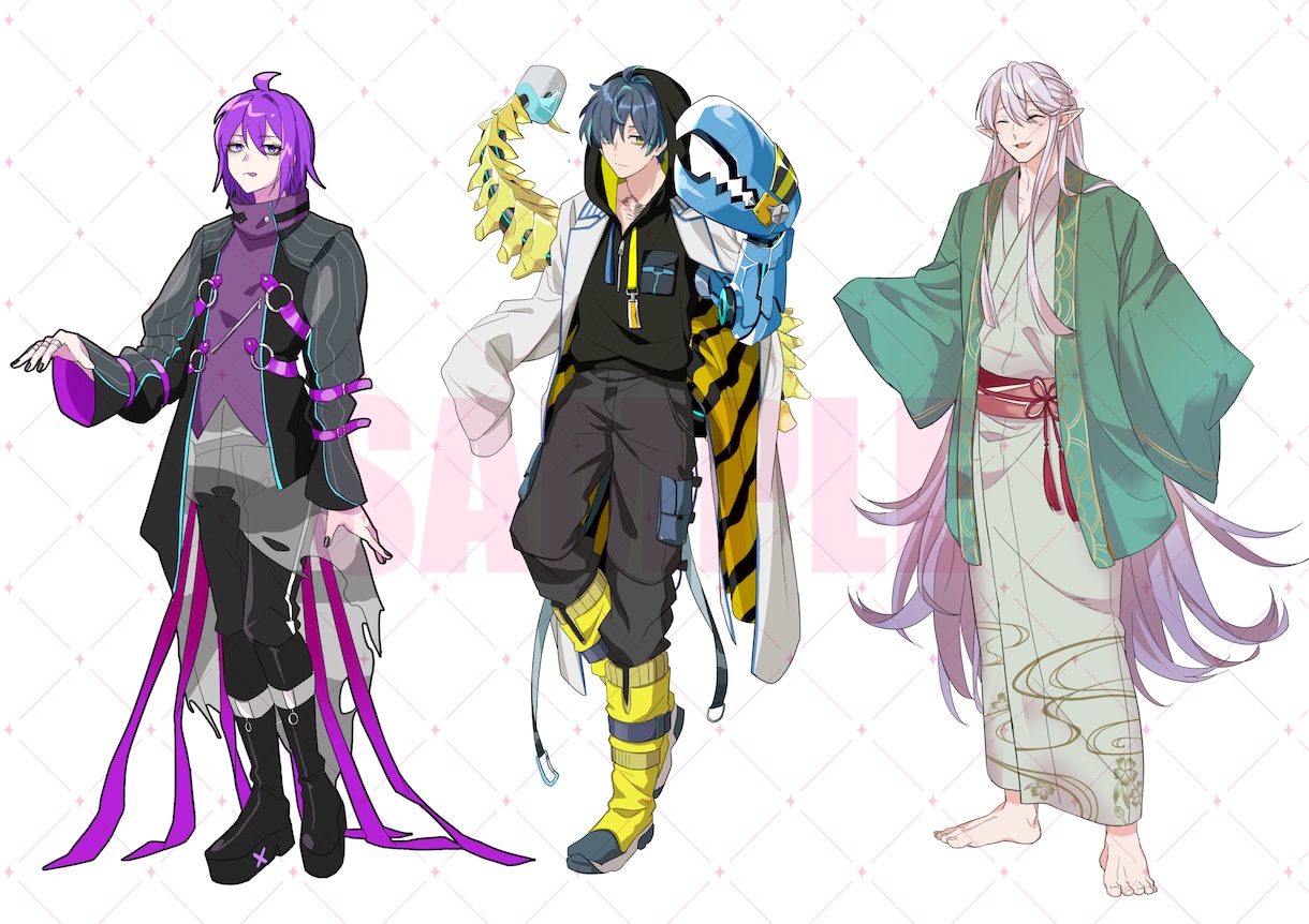 TRPGや配信用に！キャラクター立ち絵を作成します 親しみやすいアニメ塗りで貴方だけの素敵なキャラクターを形に イメージ7