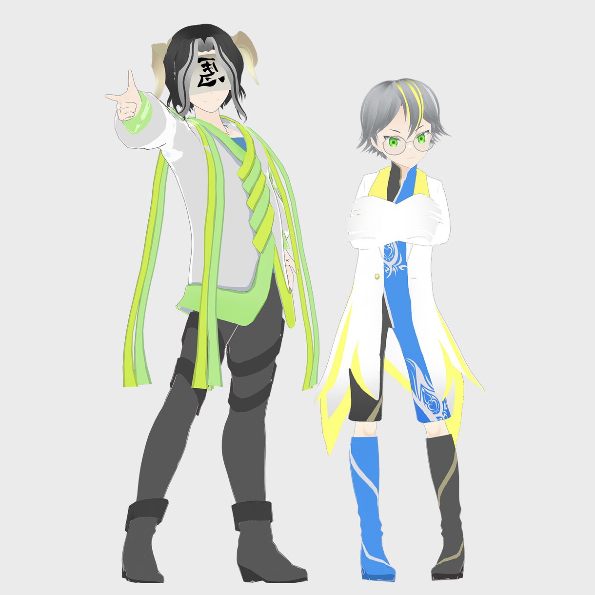 Vroid（+blender）で3Dキャラ作ります イラスト１枚からのモデリング、キャラデザからの制作も可能です イメージ5