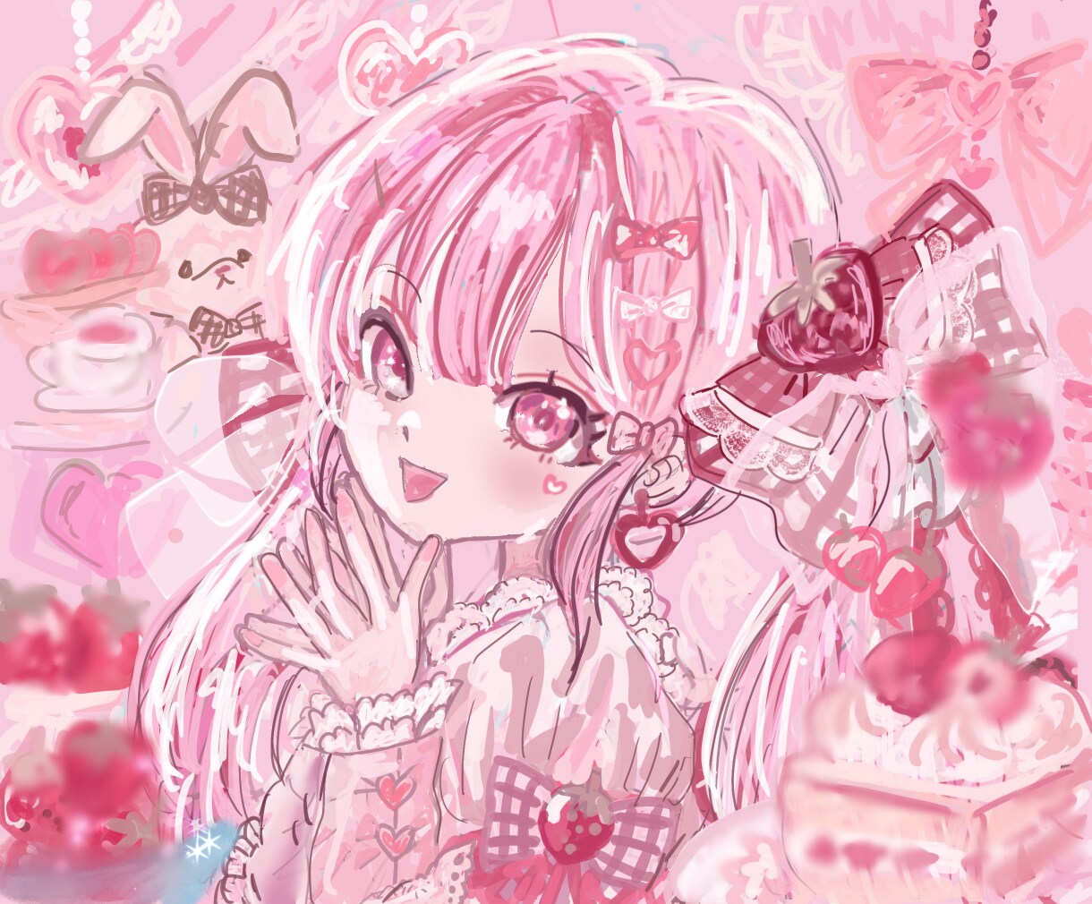 SNSアイコン・配信用のイラストサムネイル描きます エモくって可愛いメルヘンファンタジーなあなただけの1枚を。 イメージ10