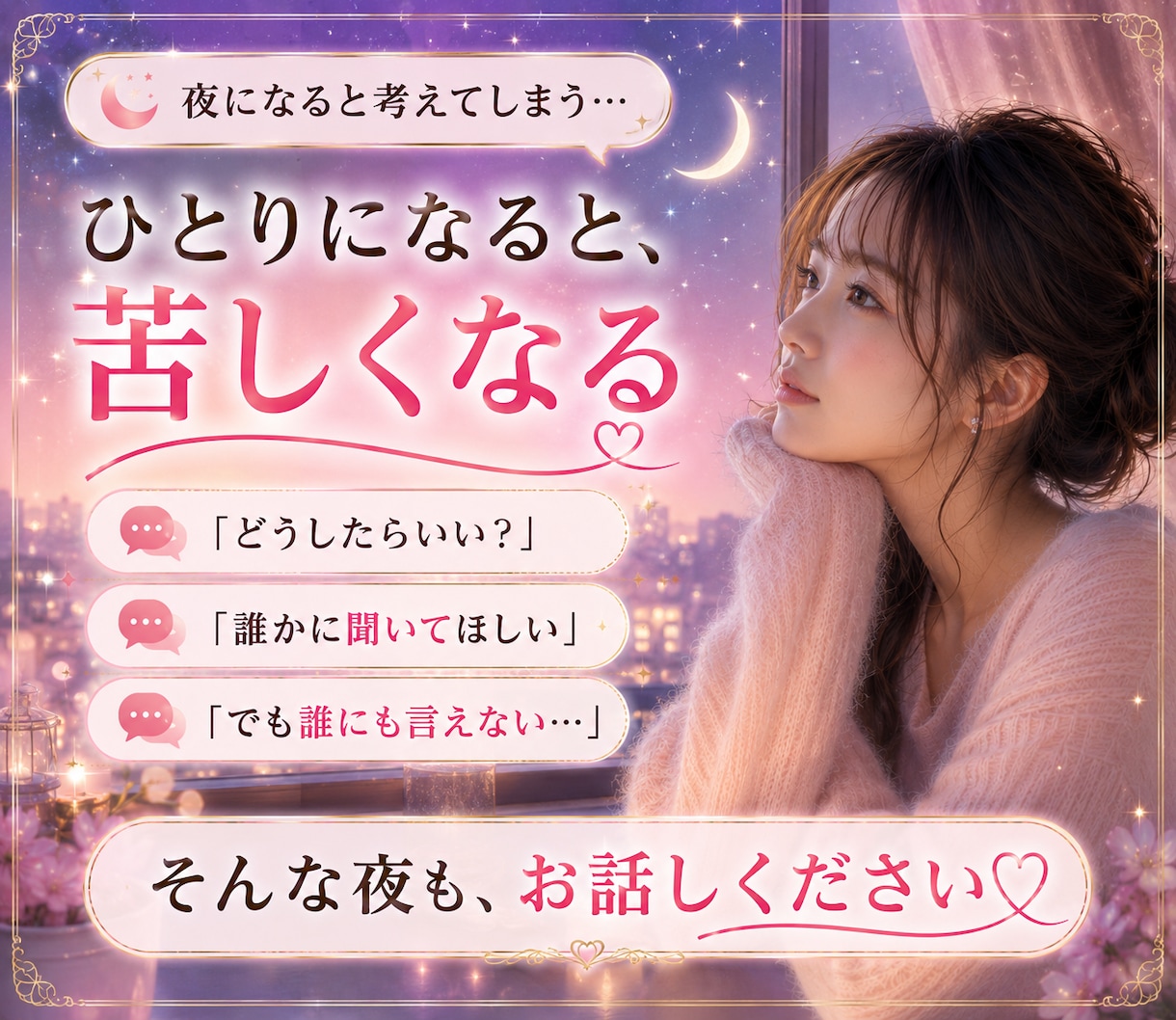 誰にも言えない秘密…優しく寄り添い受け止めます 妄想/女装/性のお悩み/後悔/恥ずかしい/否定なし/不倫 イメージ6