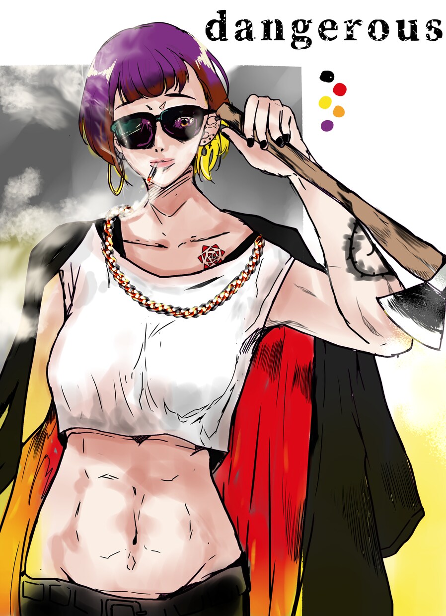 イカついイラスト描きます イカつくてクールなイラストが欲しい方へ イメージ1