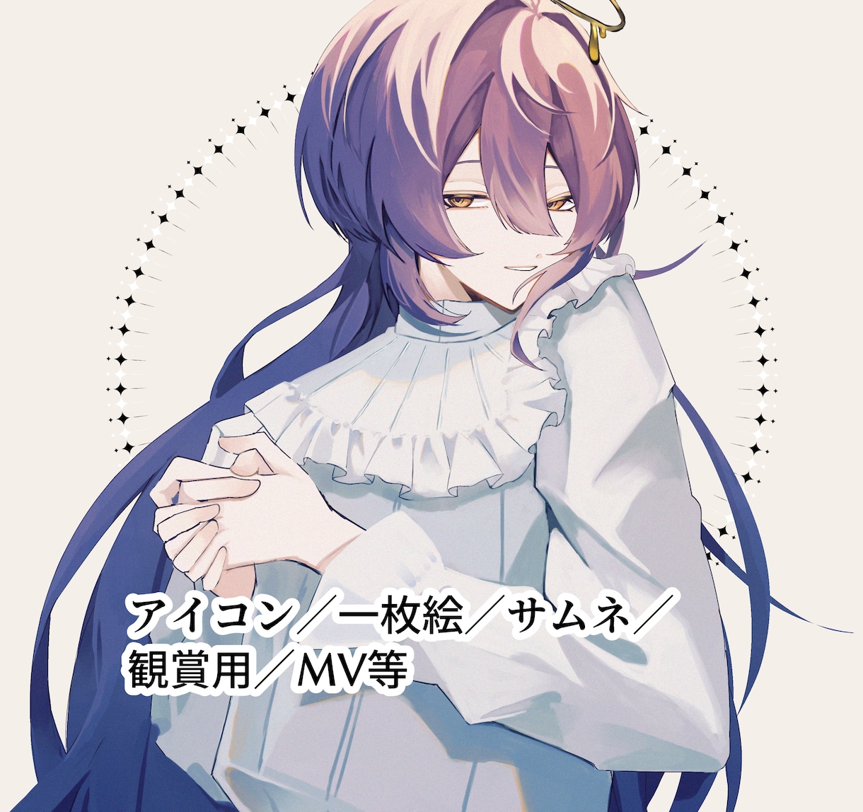 1枚絵イラストの制作をいたします アイコン/一枚絵/サムネ/観賞用/MV/TRPG など イメージ1