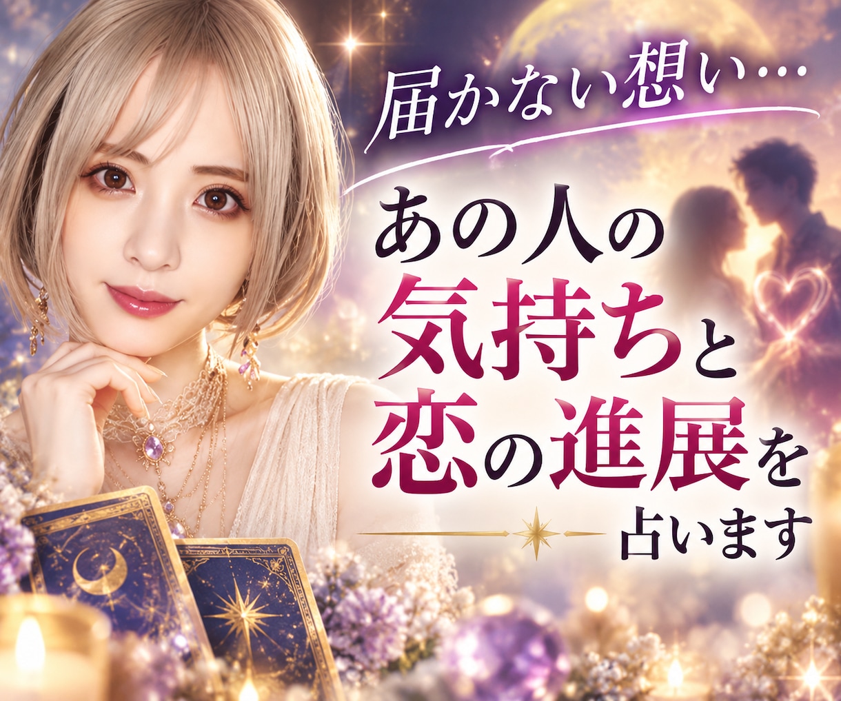 届かない想い…あの人の気持ちと恋の進展を占います 霊視で片思い/報われない恋を読み解き二人のご縁に光を灯します イメージ1