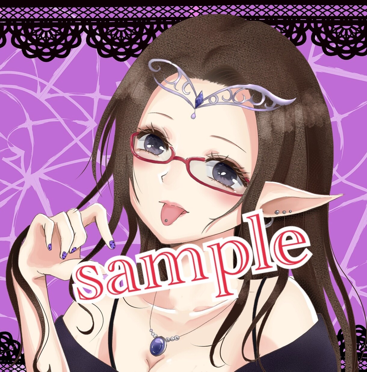 SNSのアイコンなどお描きいたします ご自身はもちろんっ、ご友人の方へのﾌﾟﾚｾﾞﾝﾄなどにも✩ イメージ3