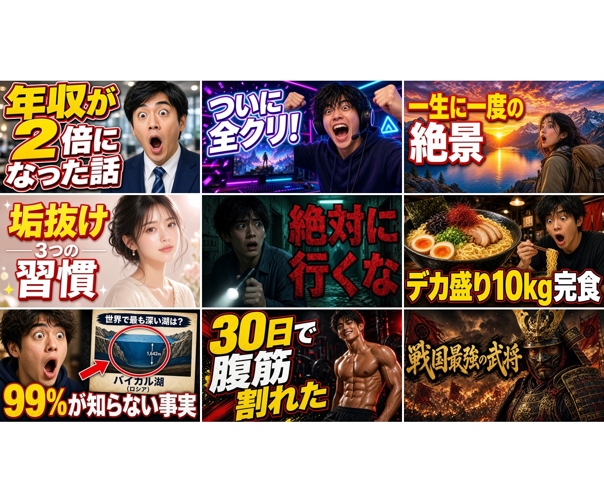 AIで人物背景を生成しサムネ作ります 写真不要。フリー素材と被りません イメージ2