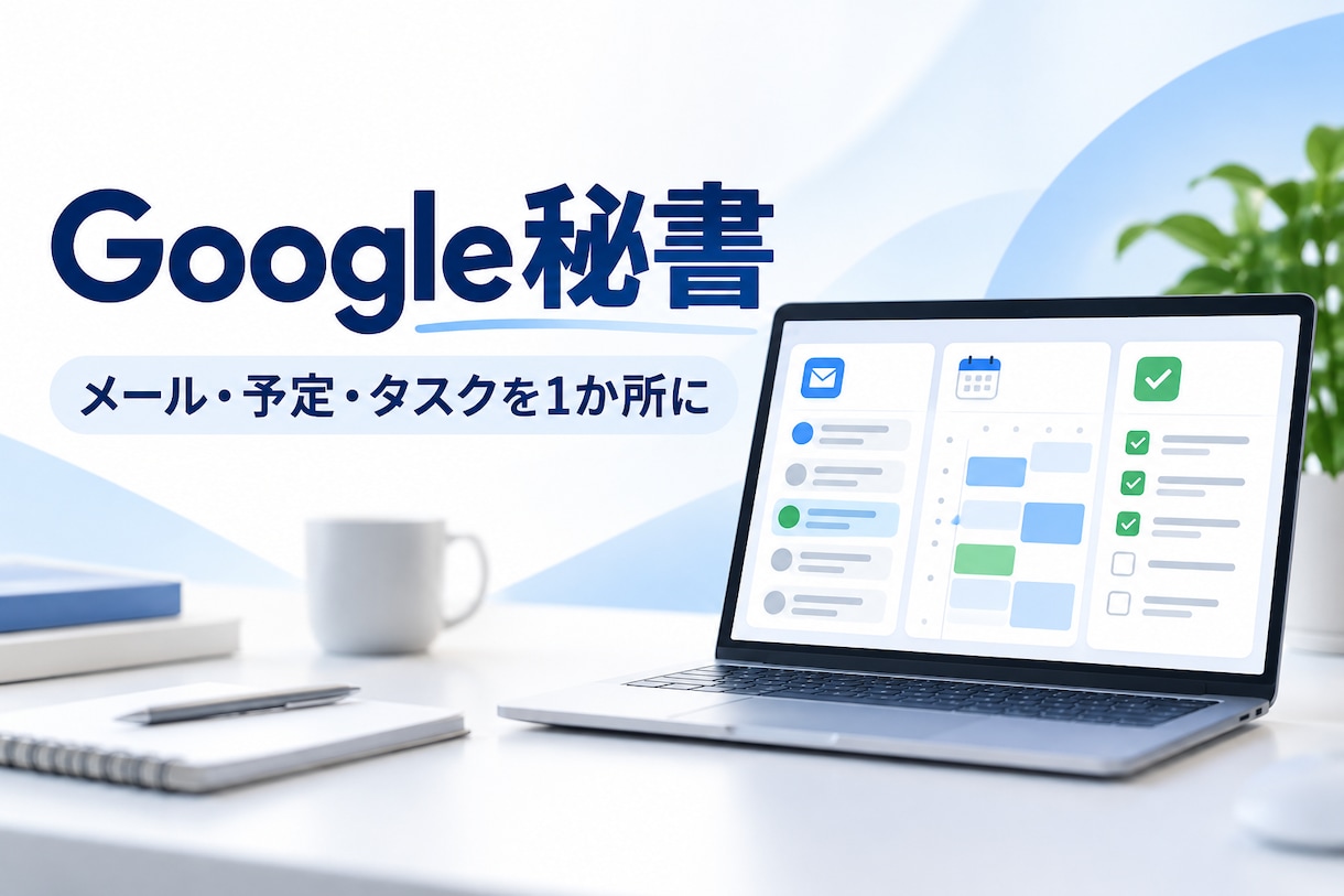 Gmailと予定を自動で整理します ひとり仕事の対応漏れをGoogleで減らします イメージ1