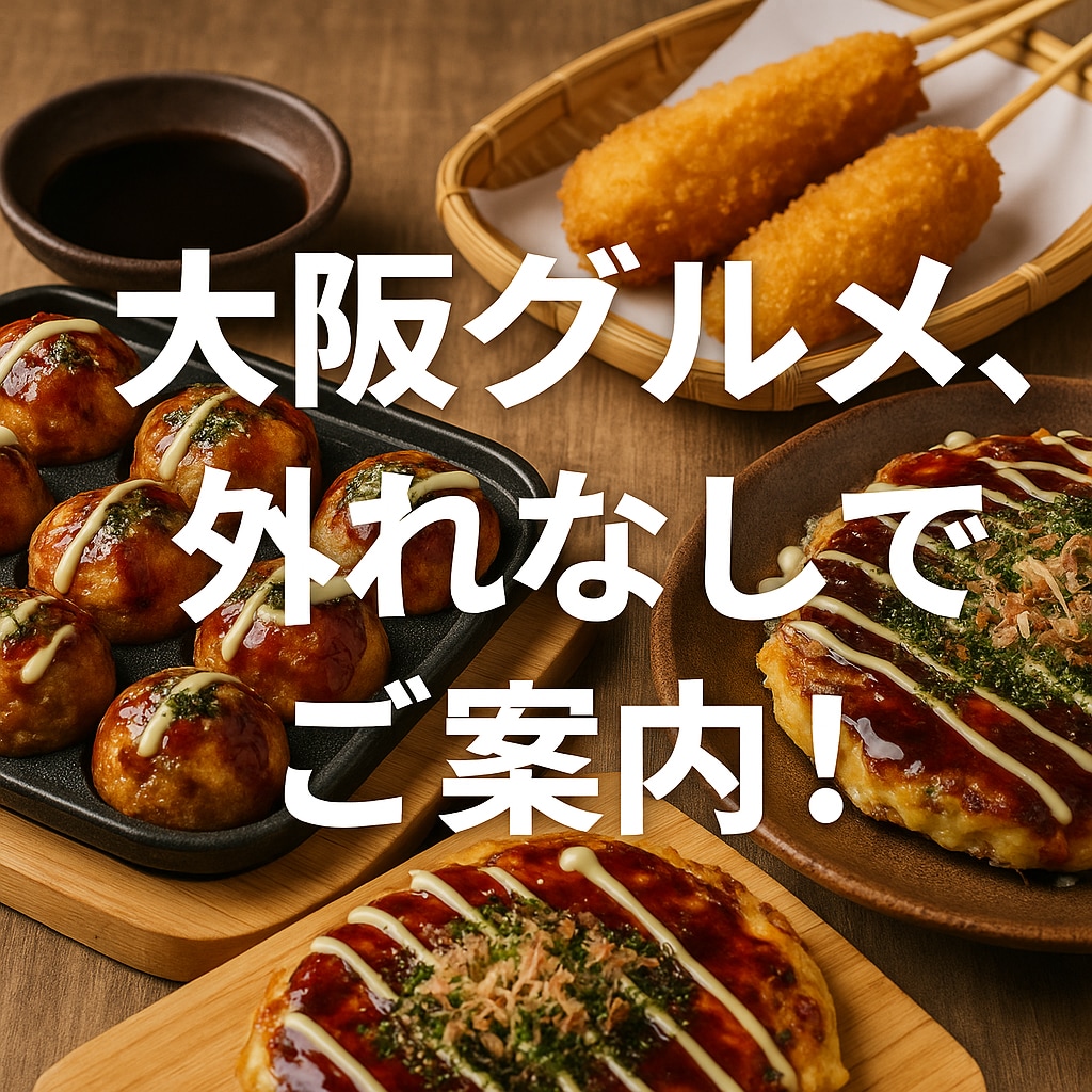 大阪グルメ、外れなしでご案内します グルメ迷子を救う外食コンシェルジュが大阪の美味を厳選 イメージ1