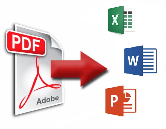 PDF から Word, Excelに変換します 忙しいあなたへの迅速な24時間以内のサービス イメージ1