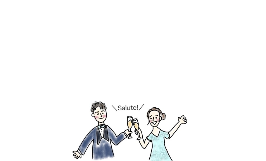一生思い出に残る結婚式のウェルカムボード描きます シンプルで温かみのあるイラストでゲストを笑顔に！ イメージ7