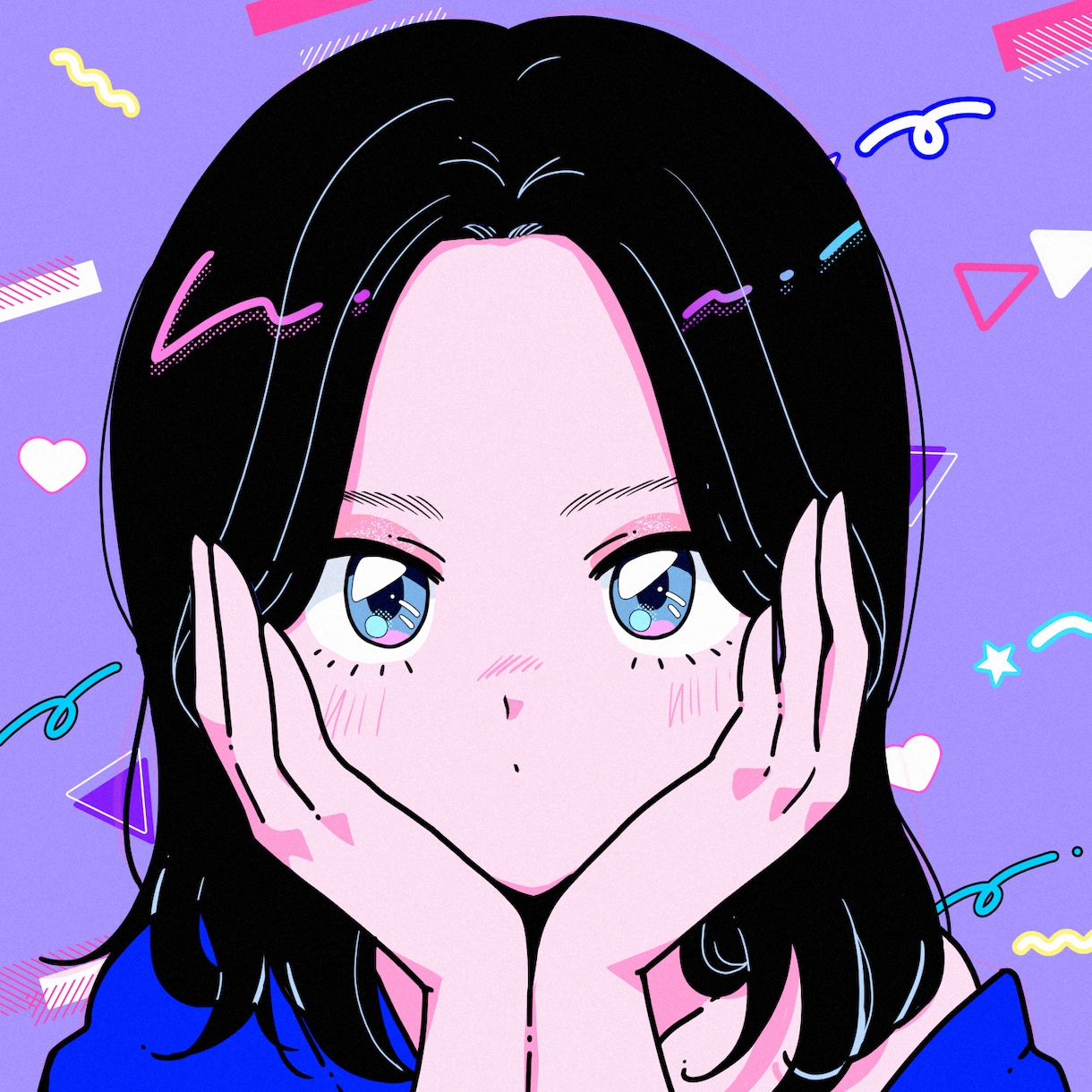 80~90年代風イラスト・アイコン制作します 80年代・90年代風のレトロ・ニューレトロなポップなイラスト イメージ10