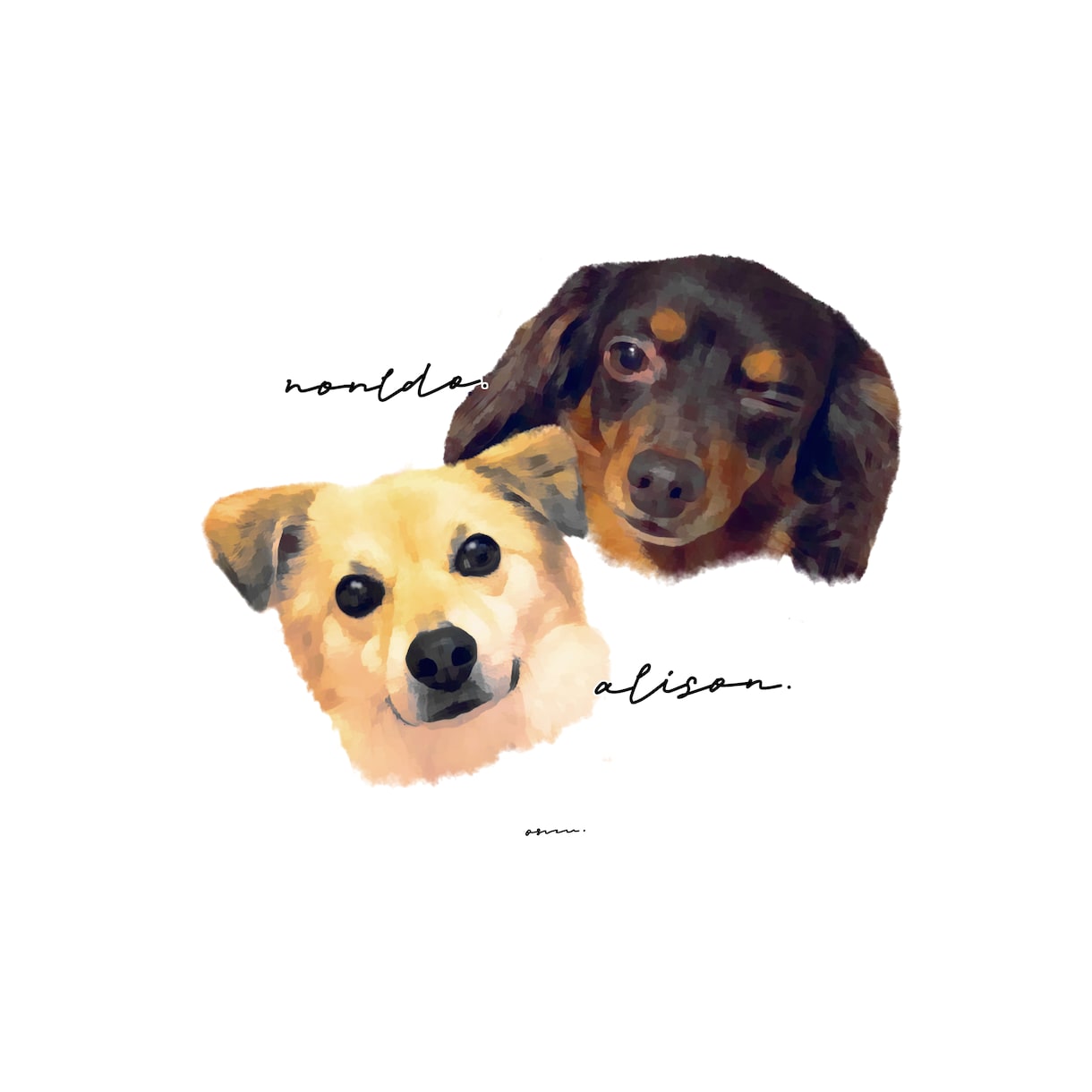 ほんわか優しいリアルな動物イラスト描きます うちの子記念日やギフトに最適なペットの似顔絵！ イメージ3