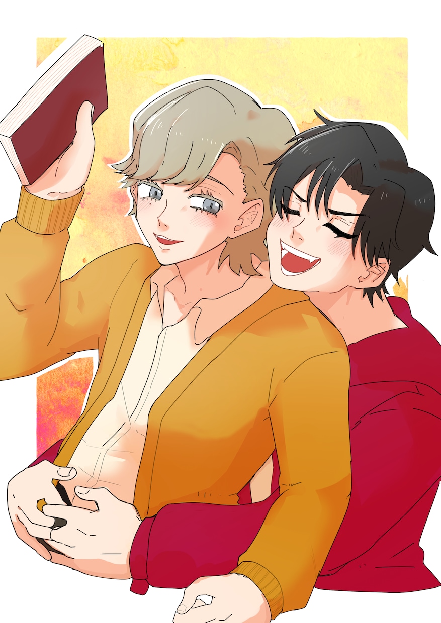 温度感”のあるアイコン＆カップルイラスト描きます 男の子が得意です。友情も愛情も！ イメージ1