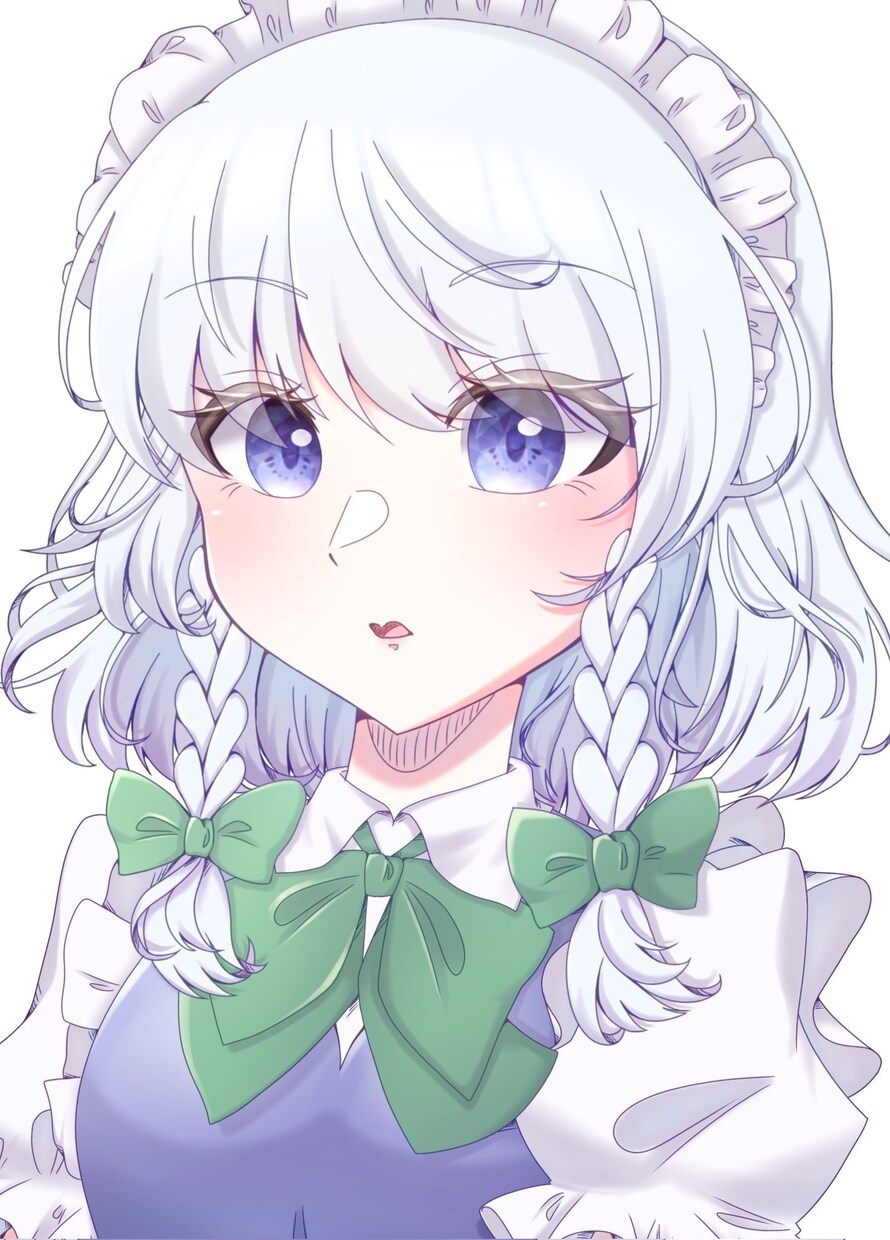 女の子のキャラクターイラストを描きます キラキラした透明感が得意です！寒色系はお任せください！ イメージ5