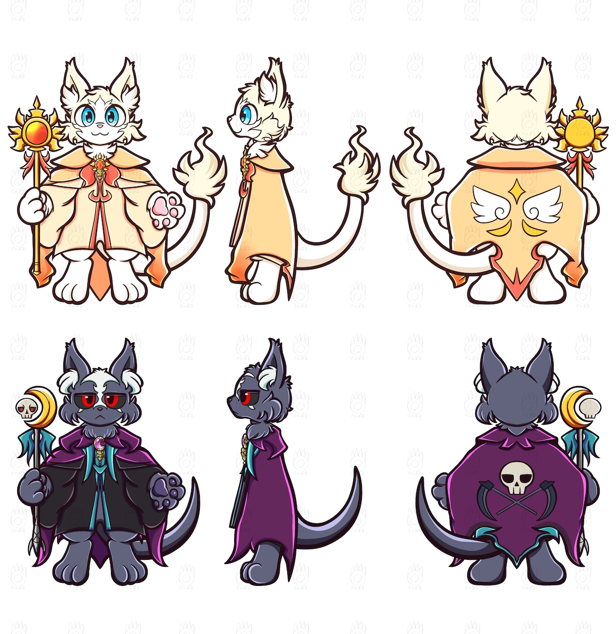 マスコット・ケモノキャラクターをデザインいたします 三面図あり！あなただけのオリジナルキャラクターを制作致します イメージ3