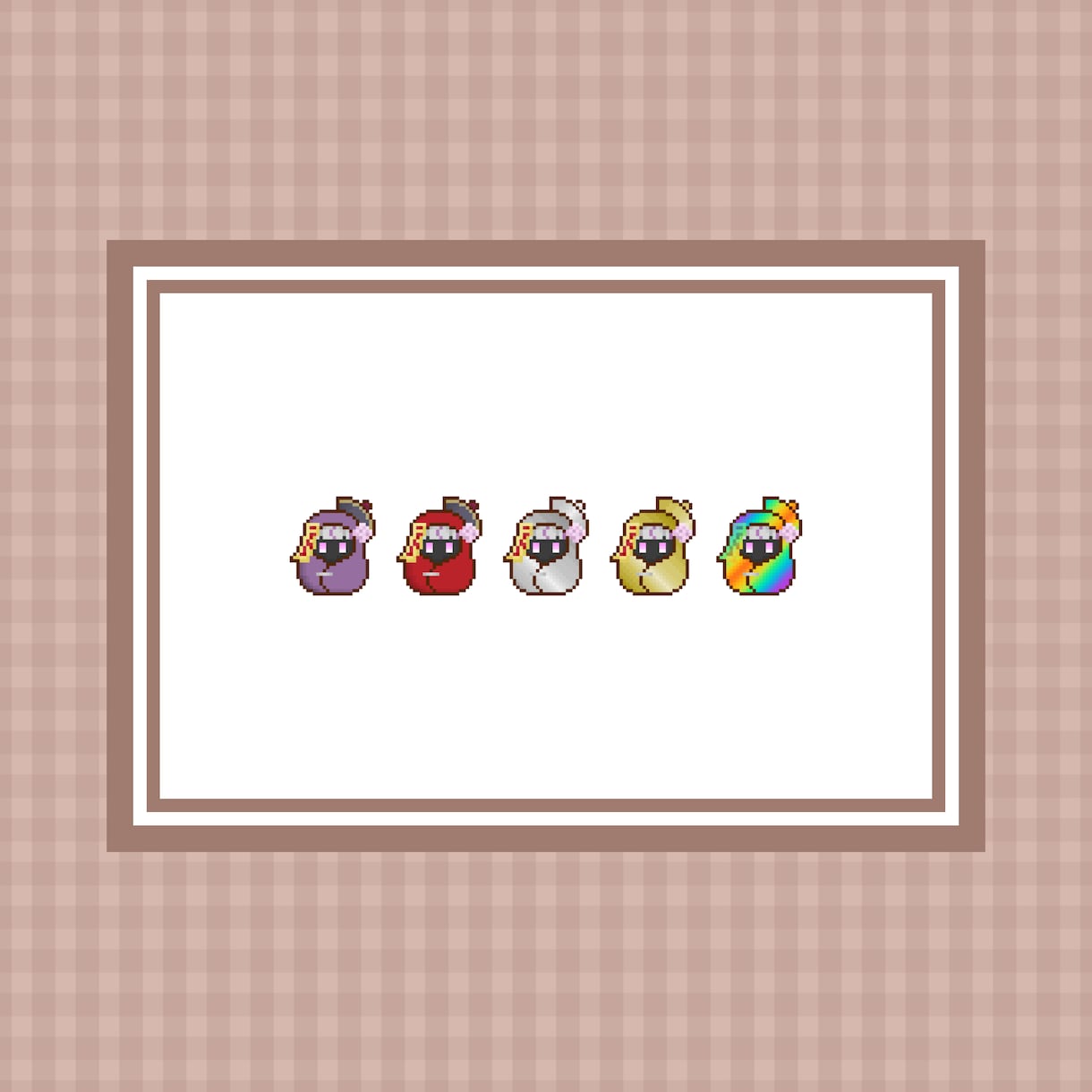スタンプやバッジをドット絵で可愛く制作します 即日納品も可能です(๑°ㅁ°๑) イメージ3