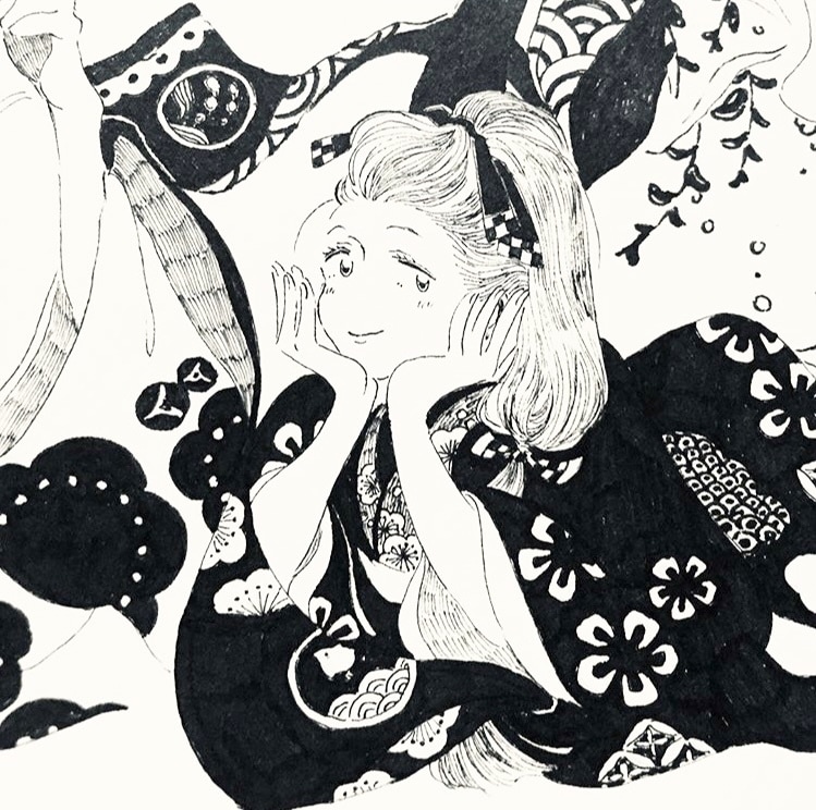 アナログイラスト描きます アナログ線画イラスト・水彩イラストを承ります イメージ2