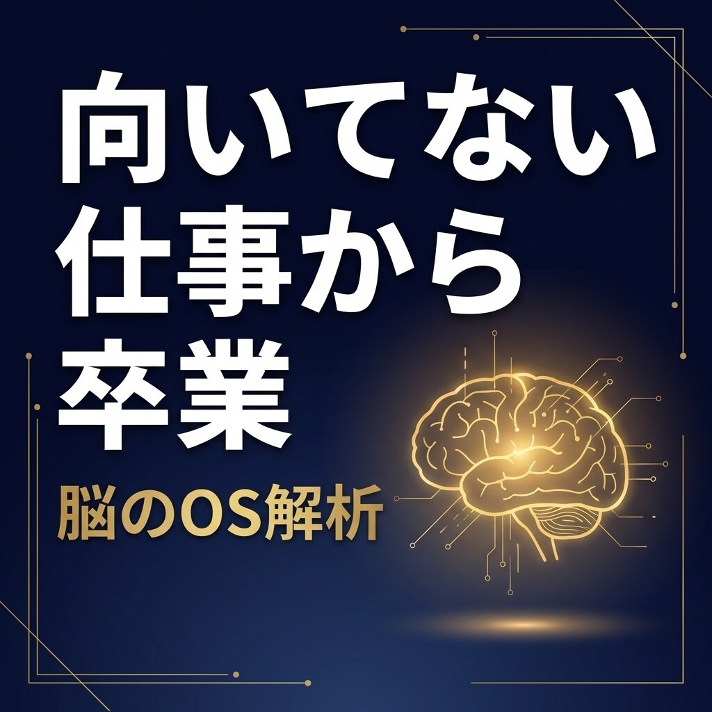 算命学で◤向いてない仕事◢から卒業できます 頑張っても報われない理由、脳の初期設定にありました。 イメージ1