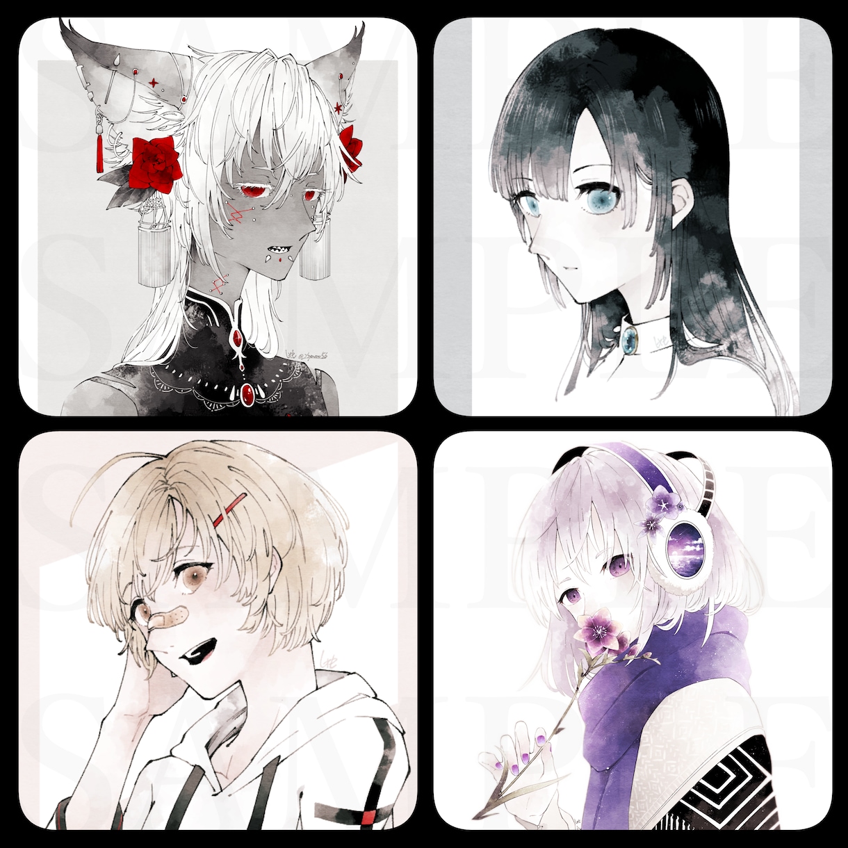 アイコンやヘッダーのみお描きします あなたの活動を応援させてください！ご相談はお気軽にどうぞ！ イメージ2
