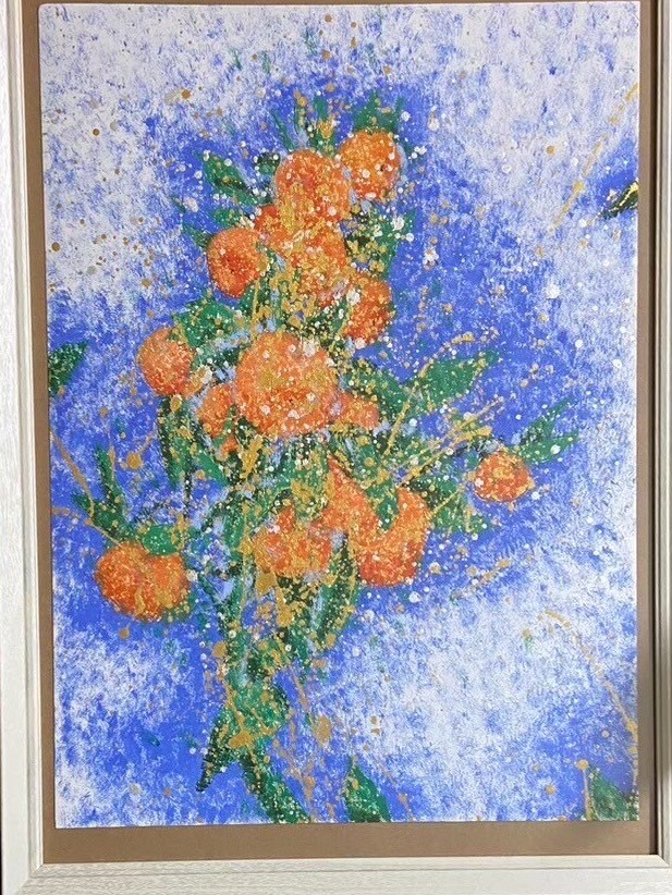 静かな海を描く油絵　一点ものになります 穏やかな海の色が心を静かに包みます イメージ6