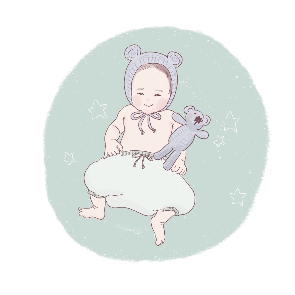 デジタル手描き！やさしい似顔絵イラスト描きます 〜ご家族、カップル、親子、ペットも！にこにこ似顔絵〜 イメージ10