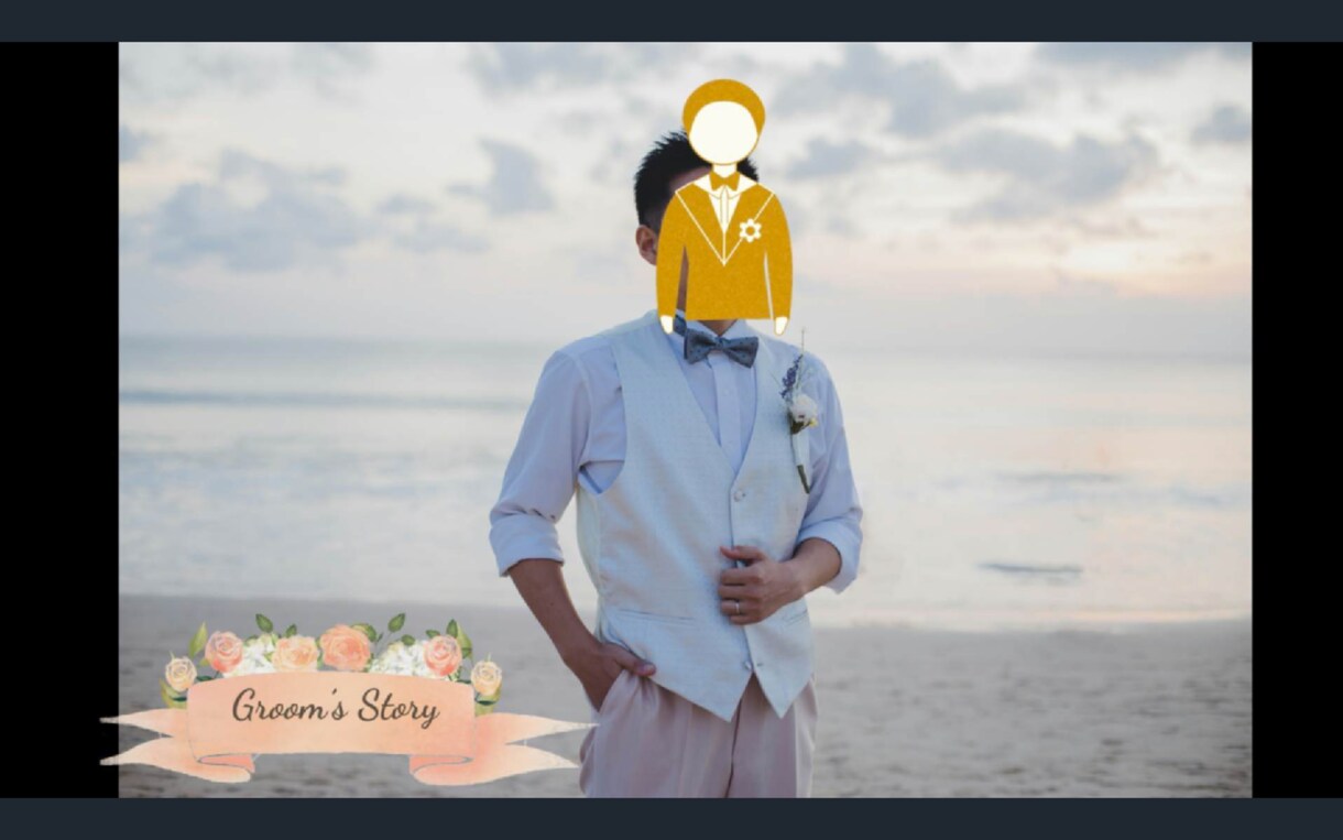 結婚式のプロフィールムービーを制作します おしゃれかわいい！エレガント！現在お得プライスにて対応中☆ イメージ2