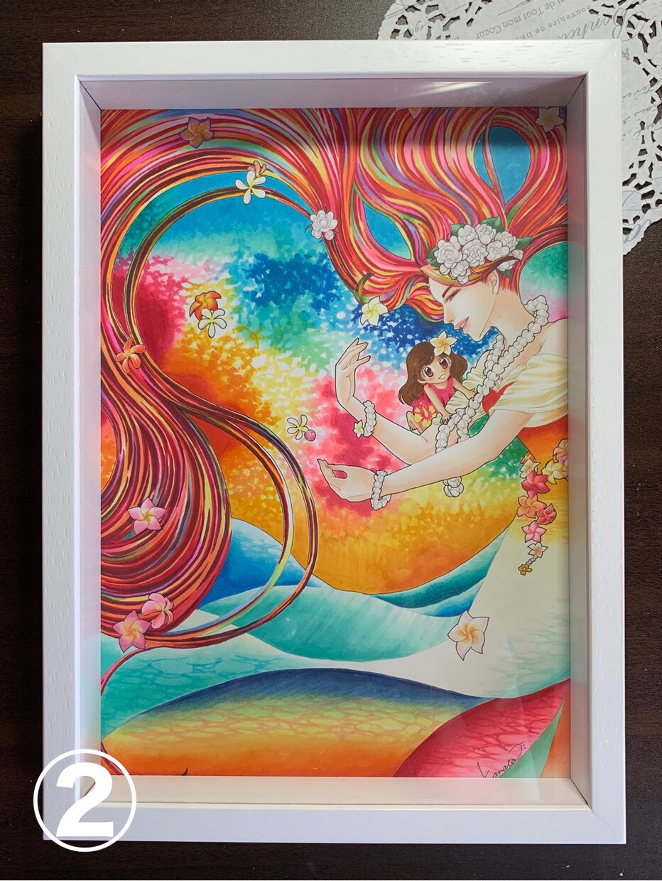 手描きイラスト販売します 掲載品全品、額装してお届けいたします⭐︎ イメージ3