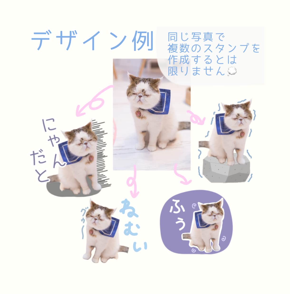 販売まで対応可！LINEスタンプ作ります 大切なお子様やペットなど、スタンプにしたい写真を送るだけ！ イメージ3