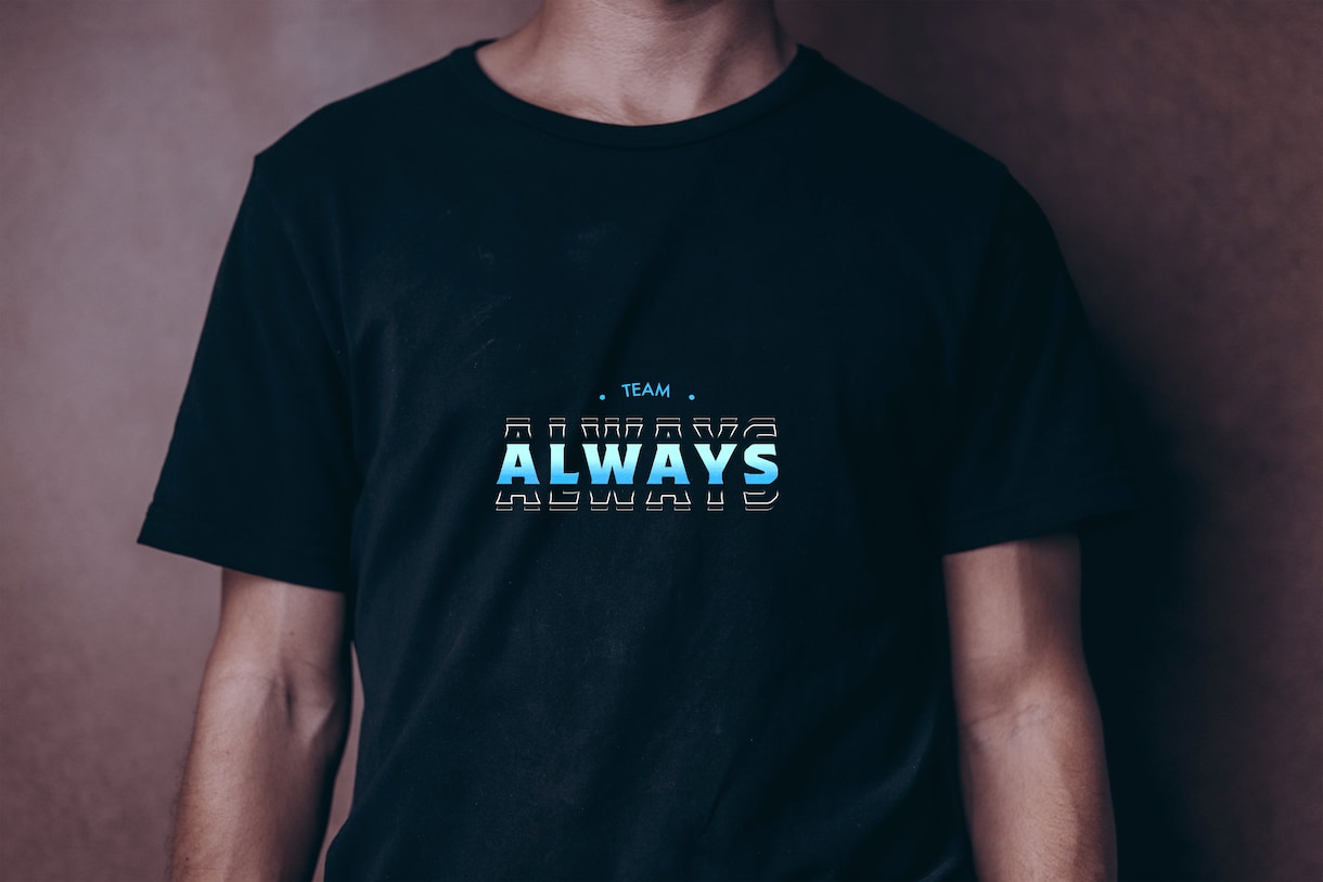 シンプルで洗練されたチームTシャツのデザインします ロゴ制作代金いただいておりません！ イメージ7