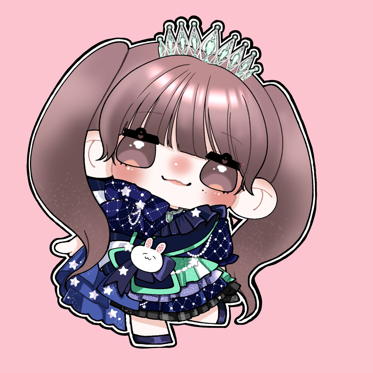 アイコン向け！ミニキャライラストお描きします ポップでかわいいミニキャラをお描きします！最短翌日納品！ イメージ5