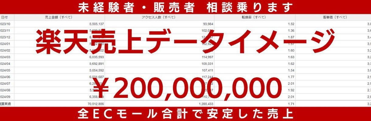 現役販売中２億円【中国輸入・EC運営の相談】ます 9年の実績を活かした仕組み作りと売上作り イメージ2