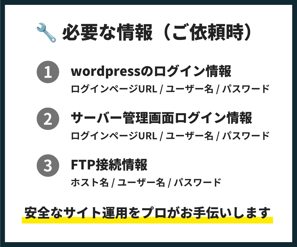 ワードプレスの月次キュリティ保守・サイトを守ります ハッキング・改ざん防止・24時間監視・自動復旧でサイトを守る イメージ5
