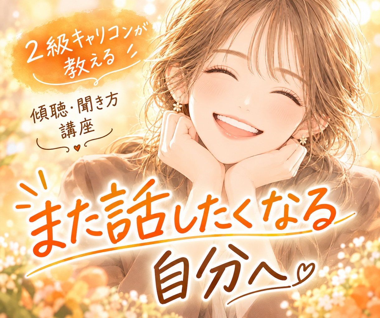 キャリコンが「また話したくなる聴き方」伝授します 「話を聴くのが上手な人」になりませんか？.☘︎ ݁˖˚ イメージ1
