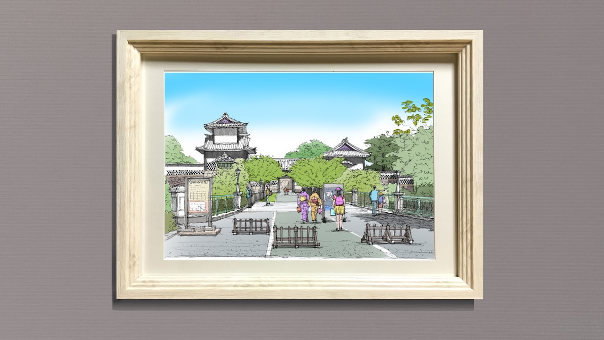 残したい風景や建物の記憶をスケッチします 暮しに風景を　1級建築士デザイナーが軽やかなタッチで描きます イメージ6