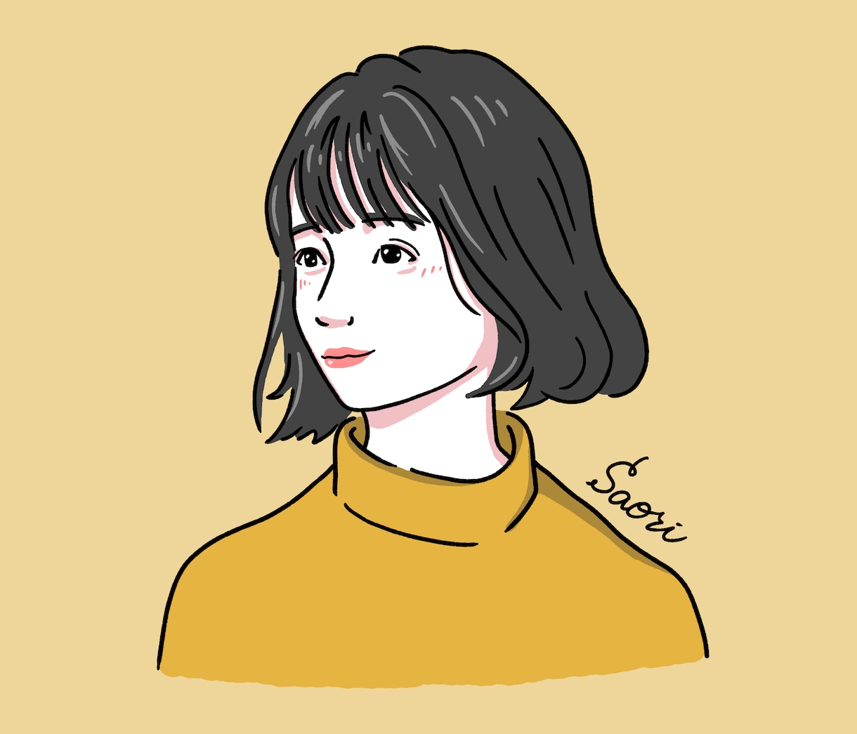 お写真をもとにおしゃれなアイコンを作成いたします 【期間限定セール】リアルな似顔絵☆SNSやお仕事のにも イメージ2
