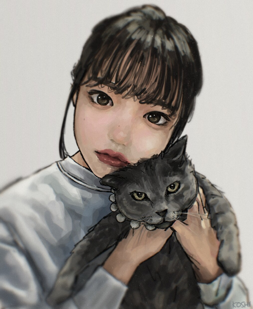 写真を元に雰囲気あるイラストを描かせていただきます SNSのアイコンやプレゼントなどに！ イメージ5