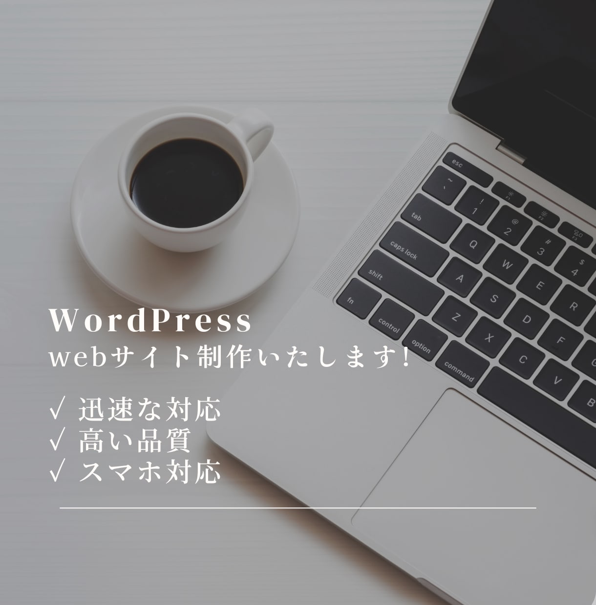 WordPress｜本格的なHPページを作成します 格安・高品質なHPを短納期で作成します。 イメージ1