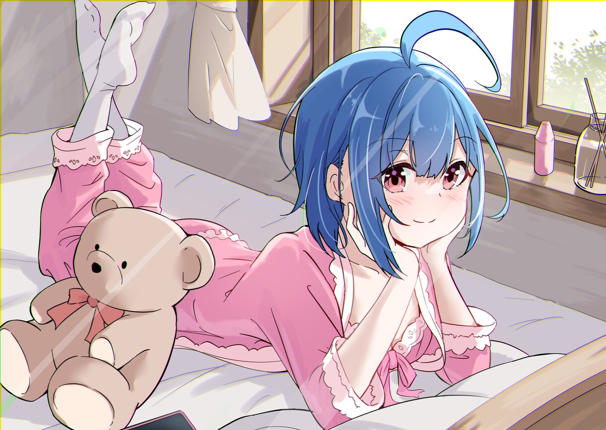 生き生きとした表情の可愛いイラストお届けします IRIAM用立ち絵や一枚絵などを作成します！ イメージ7